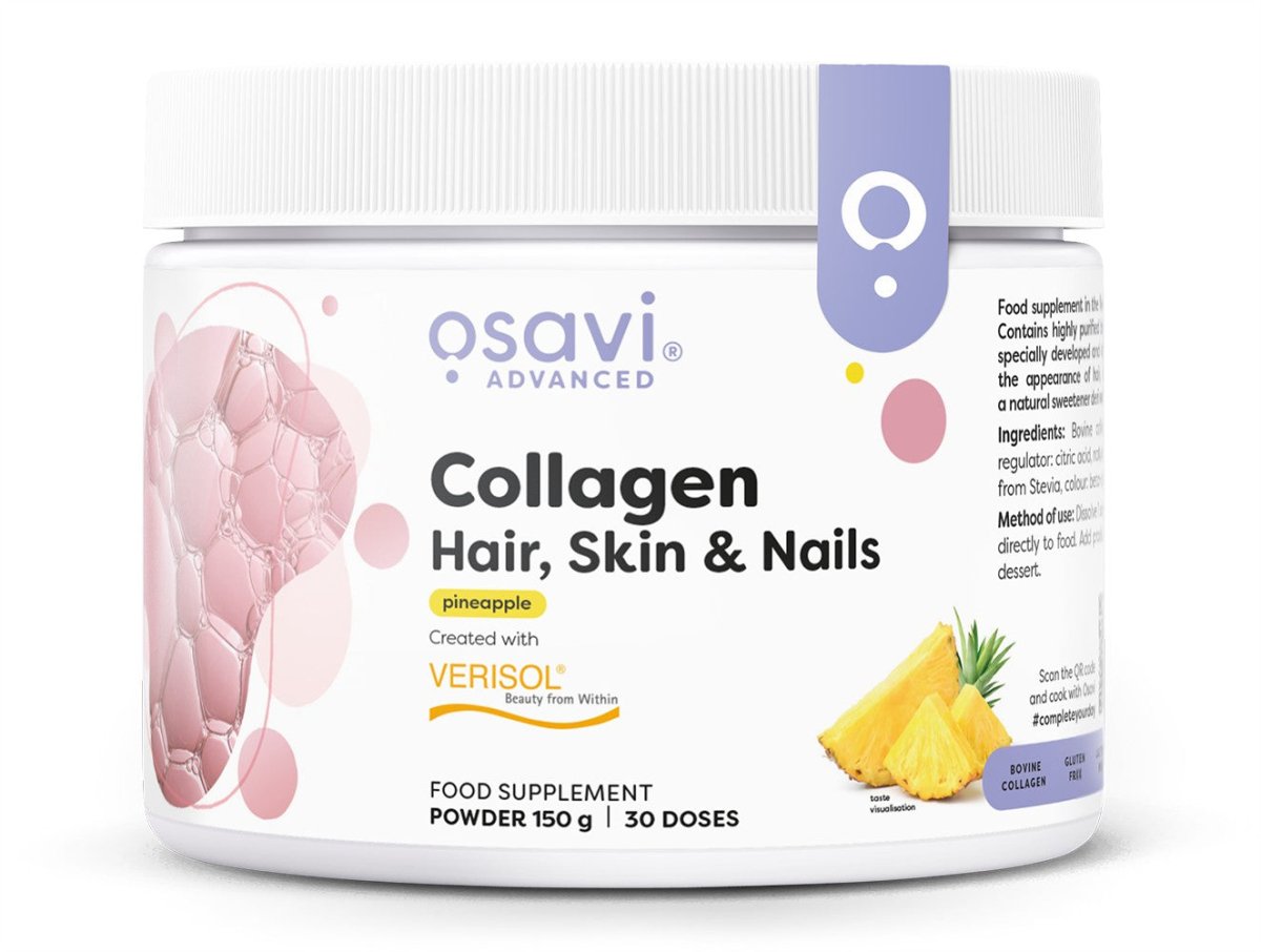 Collagen Peptides (Hair, Skin & Nails), Pineapple - 150 grams - VitaeSupps