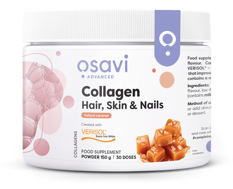 Collagen Peptides (Hair, Skin & Nails), Salted Caramel - 150 grams - VitaeSupps