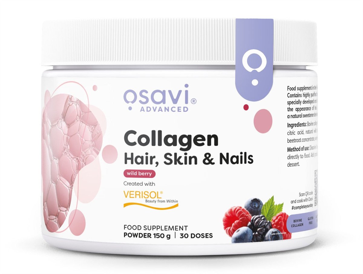 Collagen Peptides (Hair Skin & Nails), Wild Berry - 150 grams - VitaeSupps
