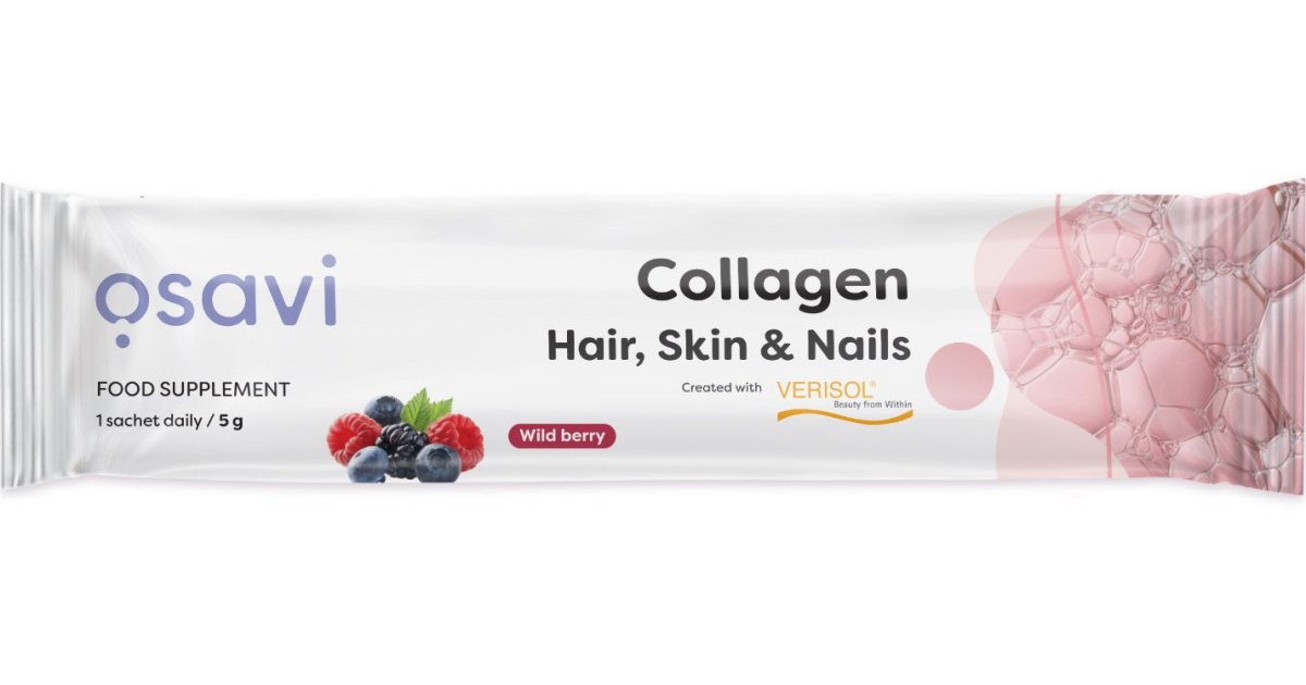 Collagen Peptides (Hair, Skin & Nails), Wild Berry - 5 grams (1 serving) - VitaeSupps