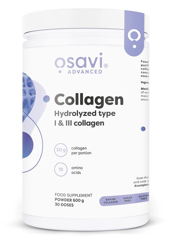 Collagen Peptides - Hydrolyzed Type 1 & 3 - 600 grams - VitaeSupps