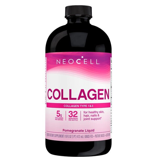 Collagen Type 1&3 Liquid, Pomegranate - 473 ml. - VitaeSupps