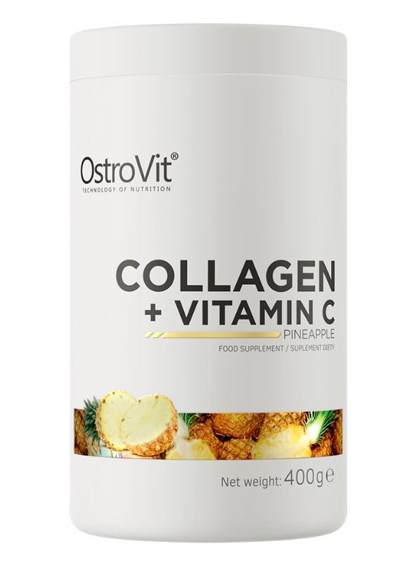 Collagen + Vitamin C, Pineapple - 400 grams - VitaeSupps