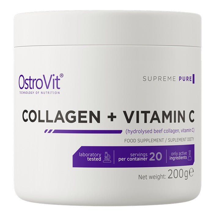 Collagen + Vitamin C, Supreme Pure - 200 grams - VitaeSupps