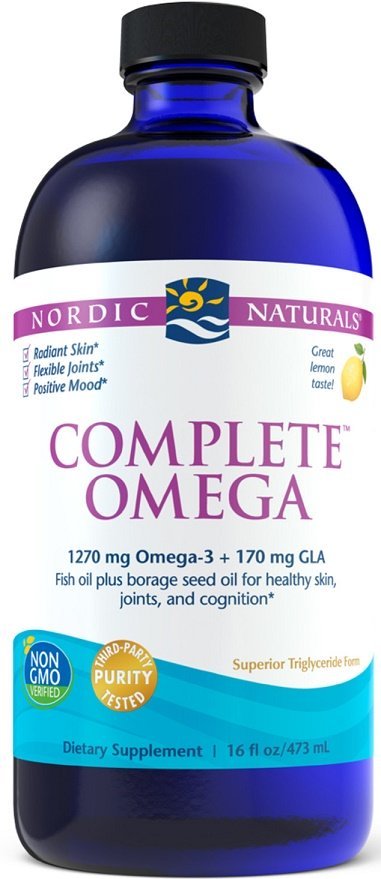 Complete Omega, 1270mg Lemon - 473 ml. - VitaeSupps