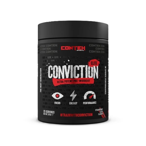 Conviction Elite, Strawberry Laces - 400 grams - VitaeSupps
