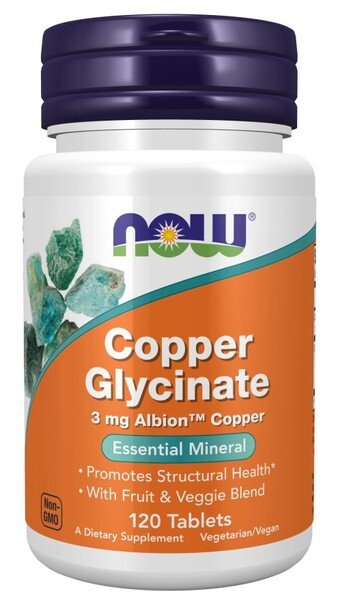 Copper Glycinate - 120 tablets - VitaeSupps
