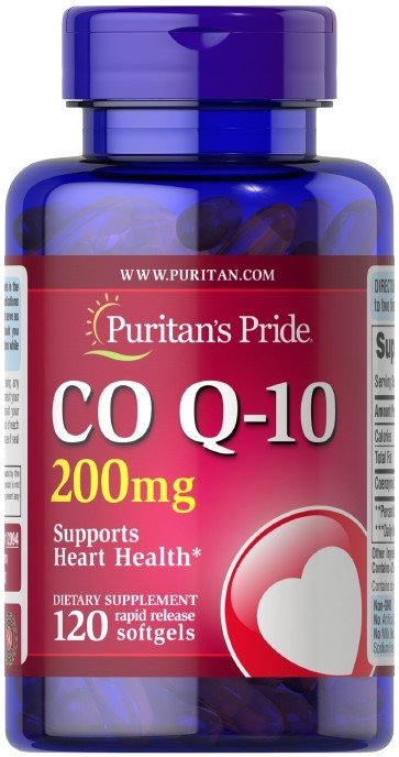 CoQ - 10, 200mg - 120 softgels - VitaeSupps