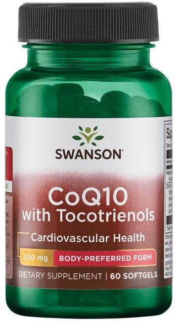 CoQ10, 100 mg (with 10mg Tocotrienols) - 60 softgels - VitaeSupps