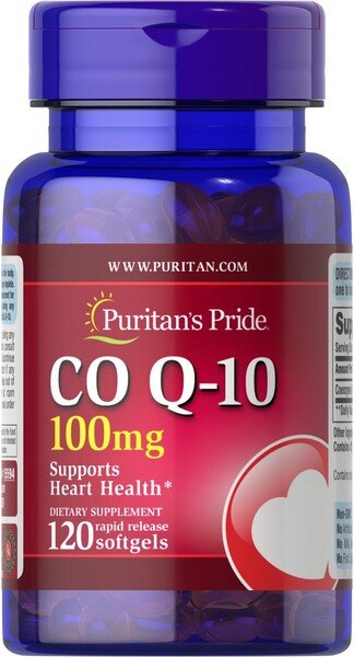 CoQ10, 100mg - 120 softgels - VitaeSupps