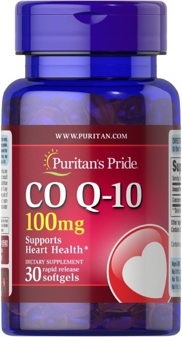 CoQ10, 100mg - 30 softgels - VitaeSupps