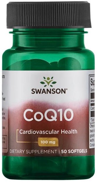 CoQ10, 100mg - 50 softgels - VitaeSupps