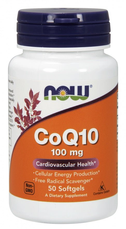 CoQ10, 100mg - 50 softgels - VitaeSupps