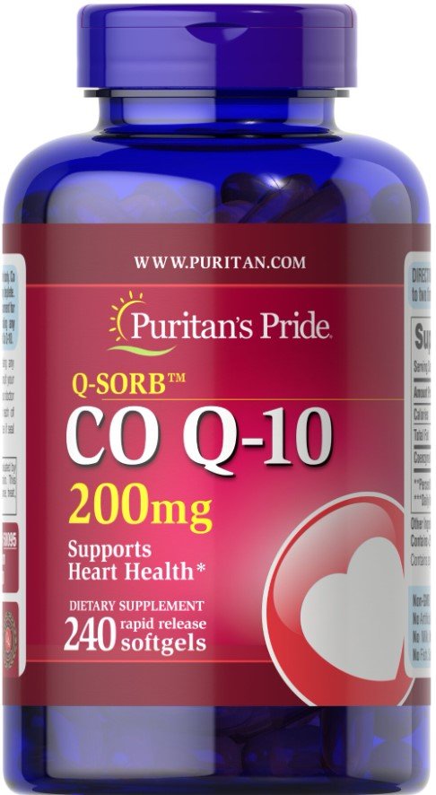 CoQ10, 200mg - 240 softgels - VitaeSupps
