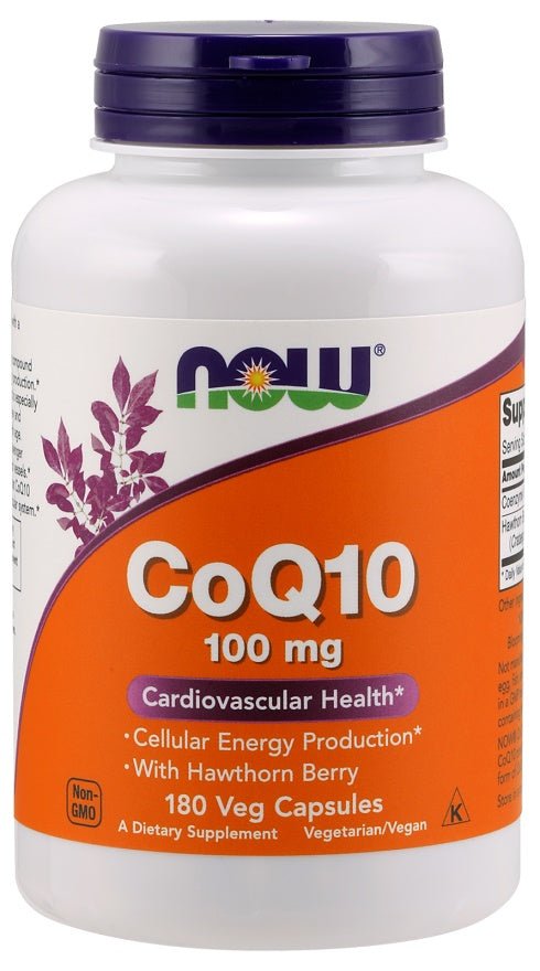 CoQ10 with Hawthorn Berry, 100mg - 180 vcaps - VitaeSupps