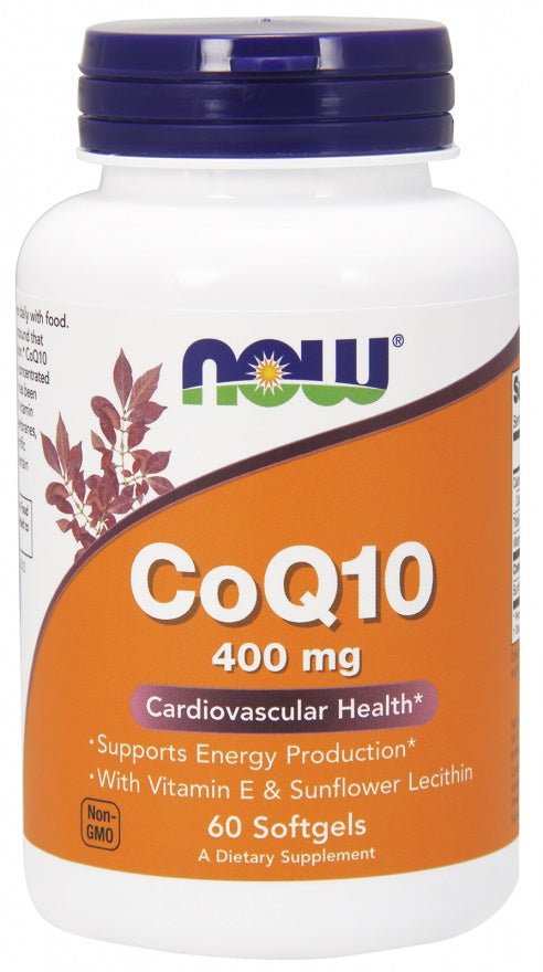 CoQ10 with Lecithin & Vitamin E, 400mg - 60 softgels - VitaeSupps