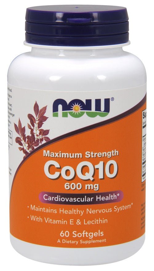CoQ10 with Lecithin & Vitamin E, 600mg - 60 softgels - VitaeSupps
