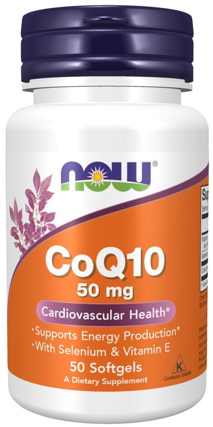 CoQ10 with Selenium & Vitamin E, 50mg - 50 softgels - VitaeSupps