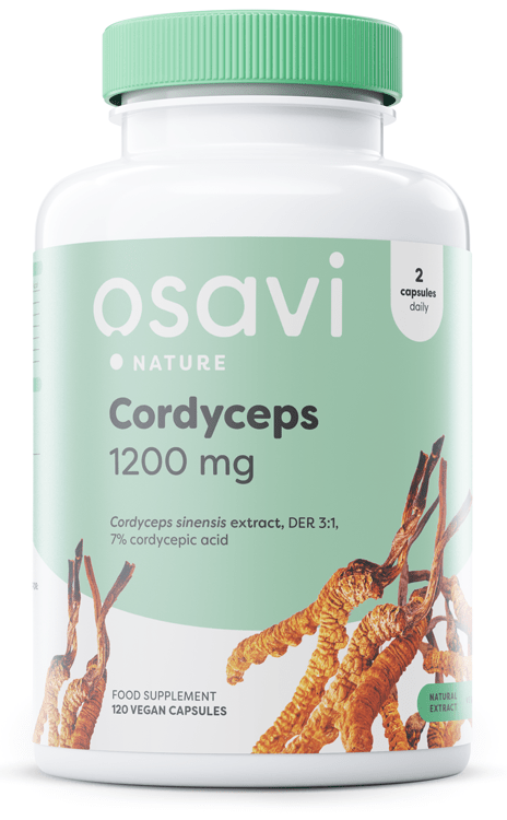 Cordyceps, 1200mg - 120 vegan caps - VitaeSupps