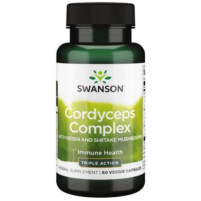 Cordyceps Complex with Reishi and Shiitake Mushrooms - 60 vcaps - VitaeSupps