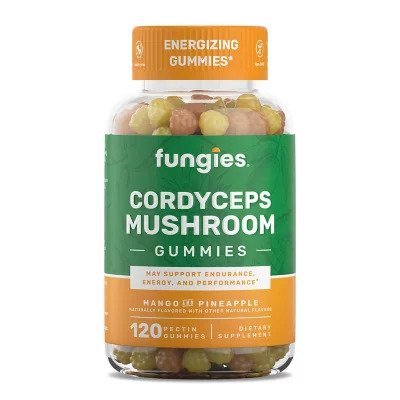 Cordyceps Mushroom Gummies, Mango & Pineapple - 120 gummies - VitaeSupps