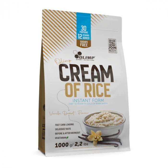 Cream of Rice, Vanilla Dessert - 1000 grams - VitaeSupps