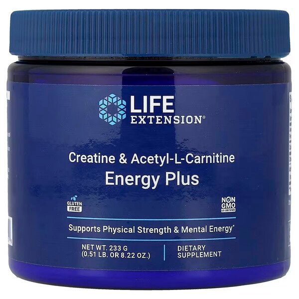 Creatine & Acetyl - L - Carnitine Energy Plus - 233 grams - VitaeSupps