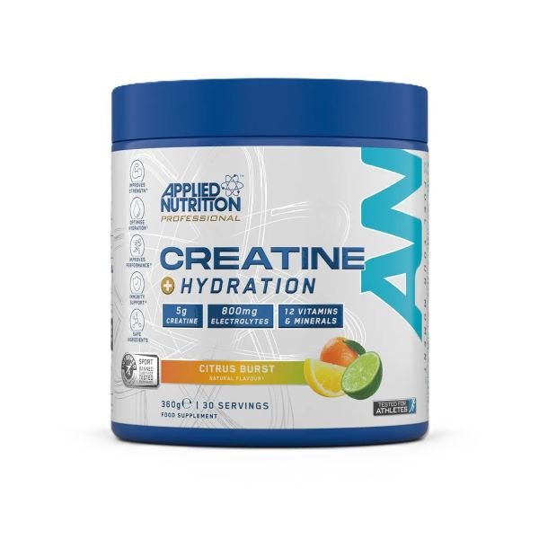 Creatine + Hydration, Citrus Burst - 360 grams - VitaeSupps