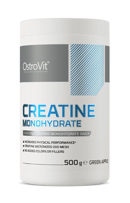 Creatine Monohydrate, Green Apple - 500 grams - VitaeSupps