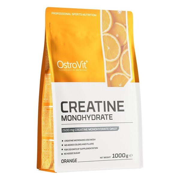 Creatine Monohydrate, Orange - 1000 grams - VitaeSupps
