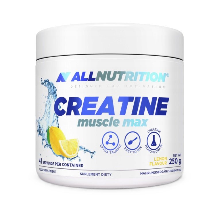 Creatine Muscle Max, Lemon - 250 grams - VitaeSupps