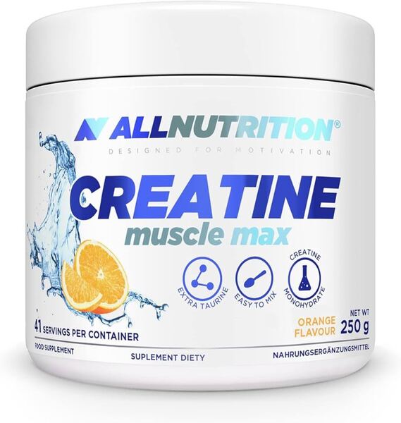 Creatine Muscle Max, Orange - 250 grams - VitaeSupps
