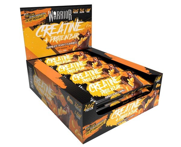 Creatine + Protein Bar, Chocolate Peanut - 12 x 75g - VitaeSupps