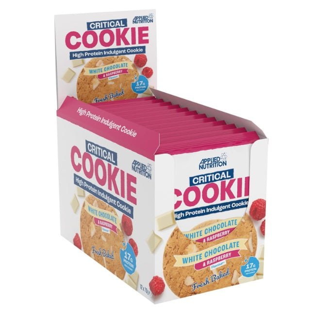Critical Cookie, White Chocolate & Raspberry - 12 x 73g - VitaeSupps
