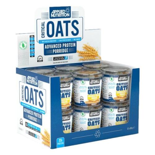 Critical Oats Protein Porridge, Chocolate - 12 x 60g - VitaeSupps