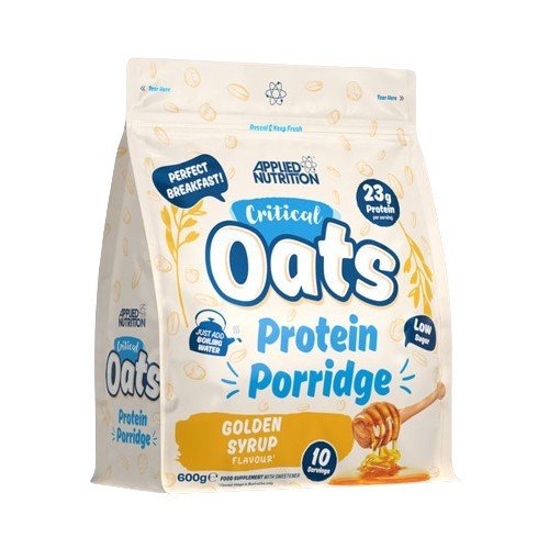 Critical Oats Protein Porridge, Golden Syrup - 600 grams - VitaeSupps