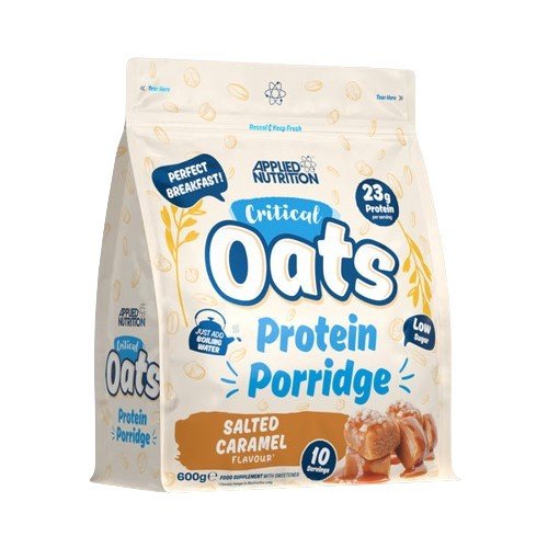 Critical Oats Protein Porridge, Salted Caramel - 600 grams - VitaeSupps
