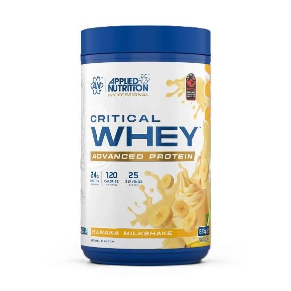 Critical Whey, Banana Milkshake - 825 grams - VitaeSupps