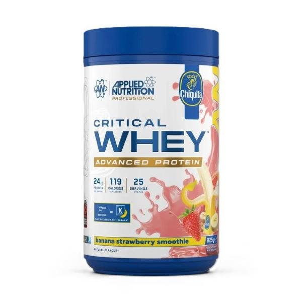 Critical Whey, Banana Strawberry Smoothie - 825 grams - VitaeSupps