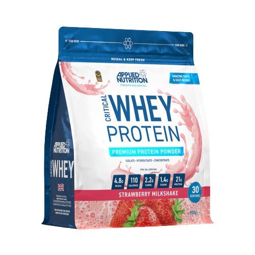 Critical Whey, Strawberry Milkshake - 900 grams - VitaeSupps