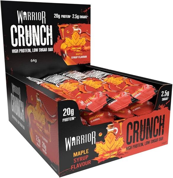 Crunch Bar, Maple Syrup - 12 bars - VitaeSupps