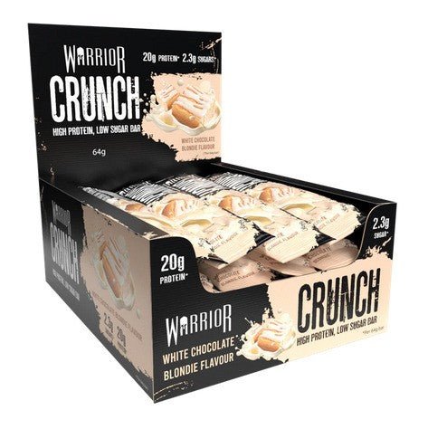Crunch Bar, White Chocolate Blondie - 12 bars - VitaeSupps