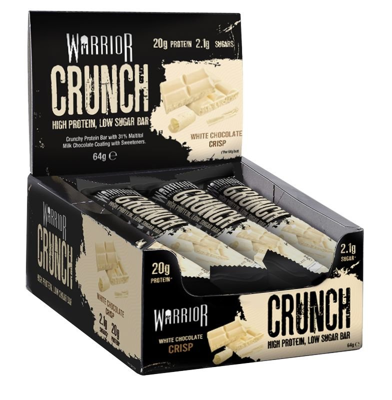 Crunch Bar, White Chocolate Crisp - 12 x 64g - VitaeSupps