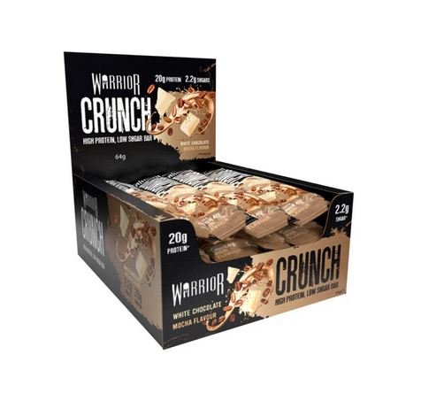 Crunch Bar, White Chocolate Mocha - 12 bars - VitaeSupps