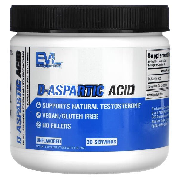 D - Aspartic Acid - 94 grams - VitaeSupps