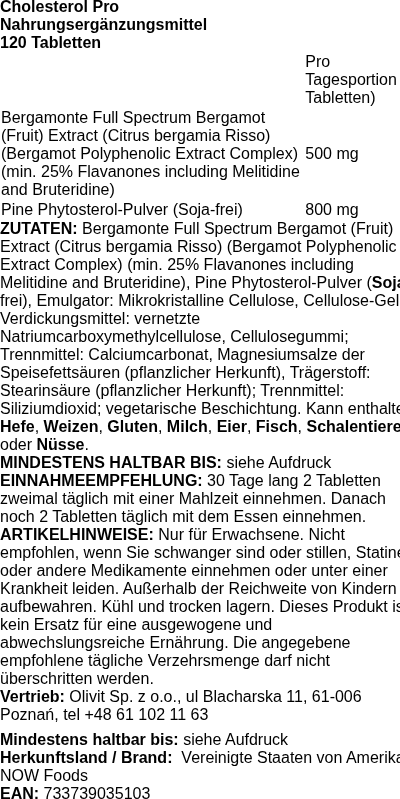 Produktetikett