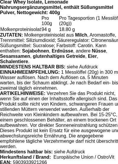 Produktetikett