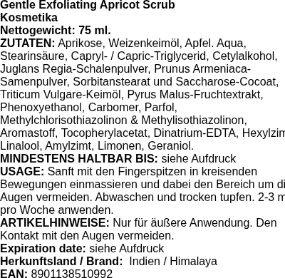 Produktetikett