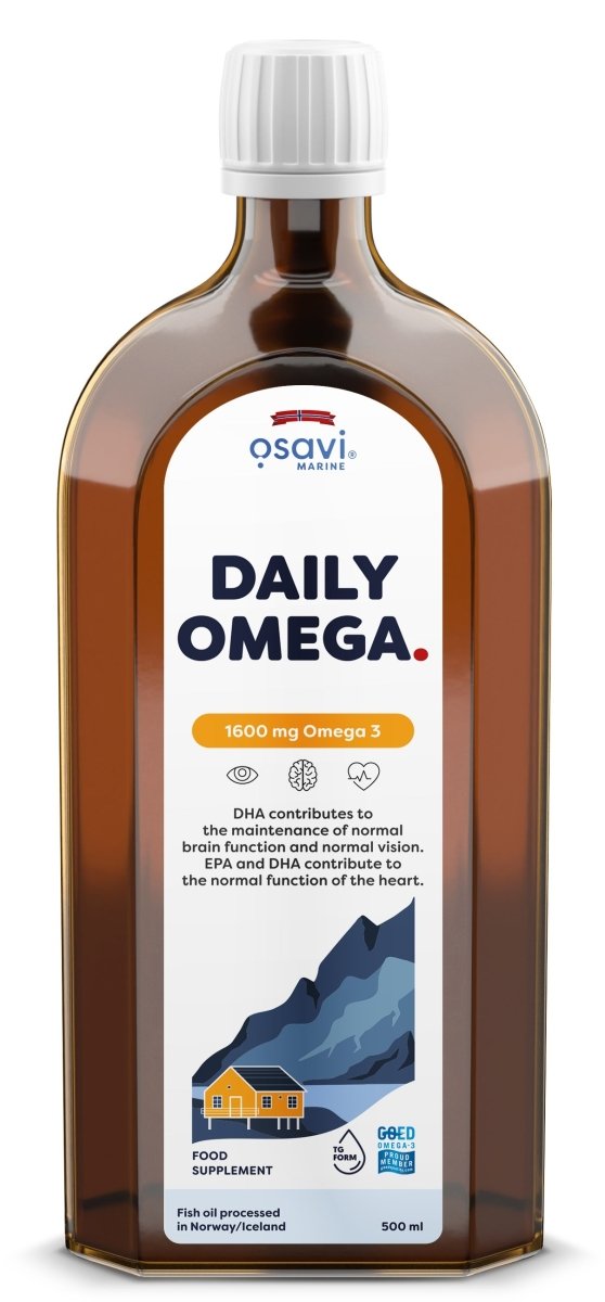 Daily Omega, 1600mg Omega 3 - 500 ml. - VitaeSupps