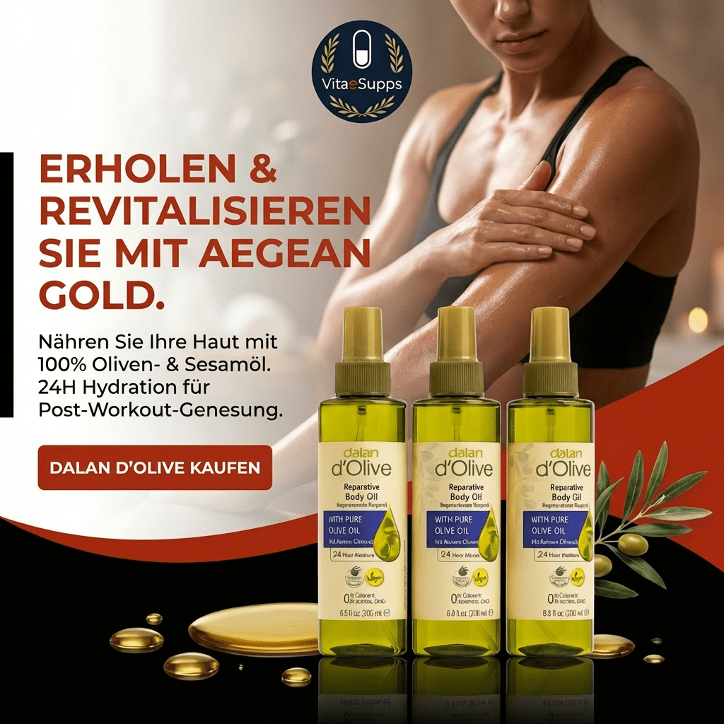 Dalan D'Olive Körper - und Massageöl 3 x 200 ml - VitaeSupps